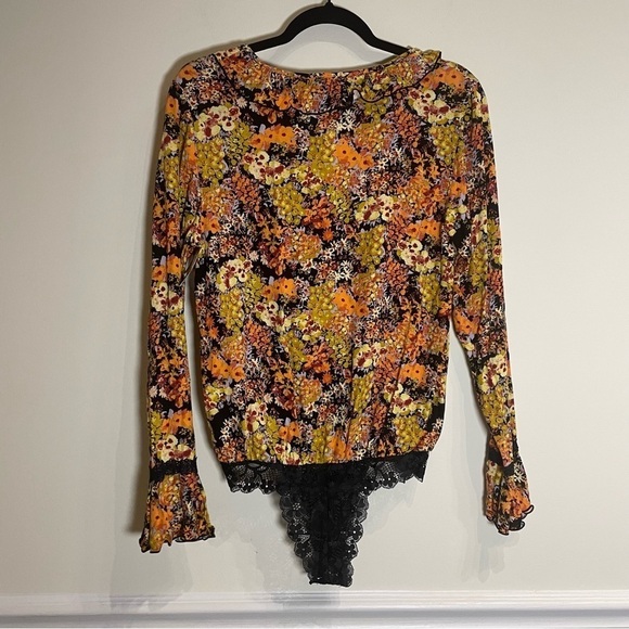 Free People NWT Heat Wave Bodysuit Midnight Combo Size Small - Picture 8 of 11